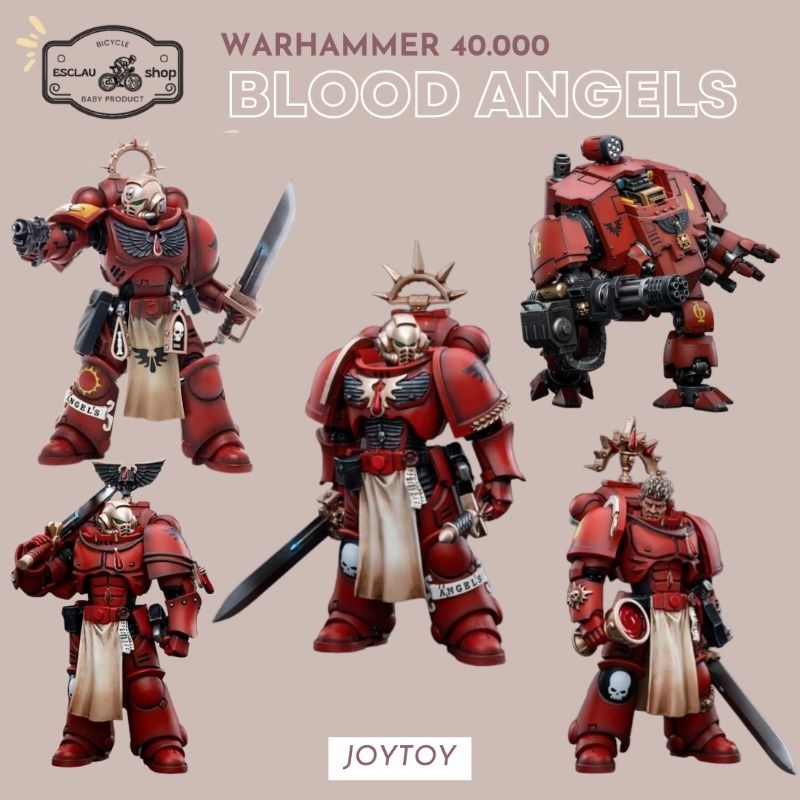 Warhammer 40k Blood Angels Series Joytoy Salus JT3389 Vigna JT3396 Lieutenant Tolmeron JT3006 Laenat