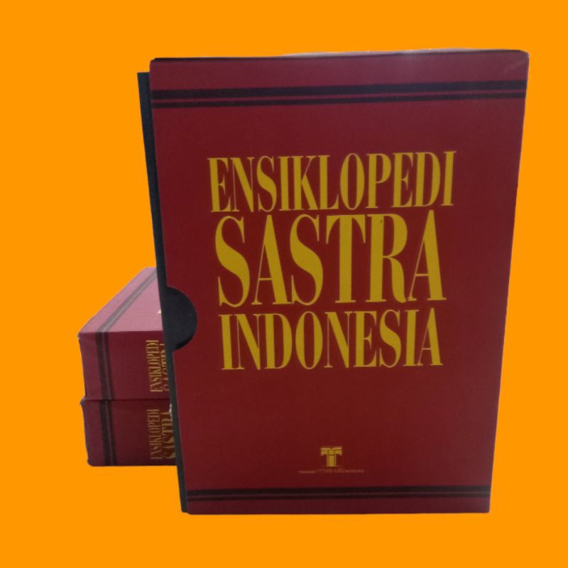 BUKU ENSIKLOPEDI SASTRA INDONESIA // 1 PAKET ISI 3 JILID //  PENGETAHUAN UMUM // ENSIKLOPEDIA //  SE