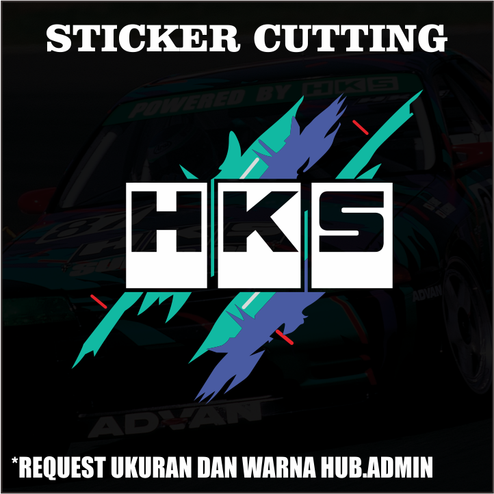 Stiker Cutting HKS