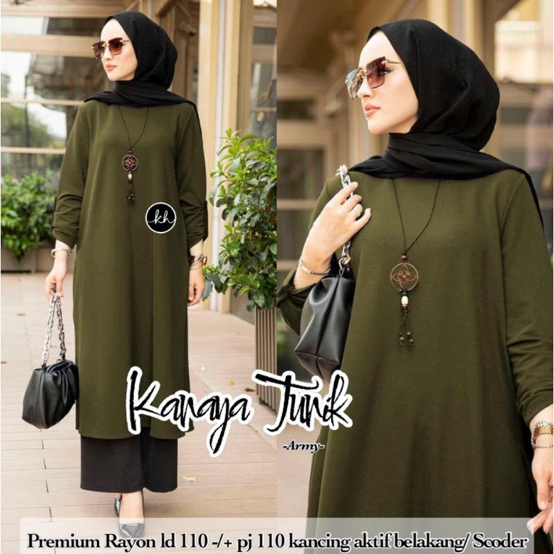 KANAYA LONG TUNIK TERBARU BY KHASMA