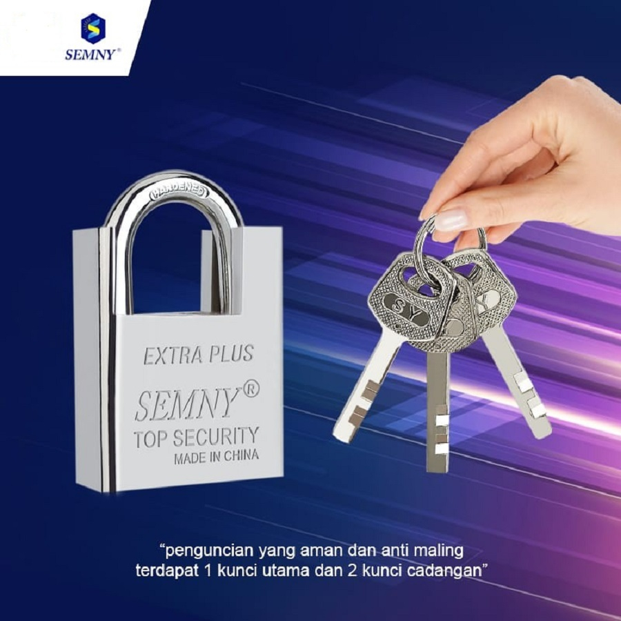 Gembok Jaket  Semny 60mm Besi SY-3060 60 mm Anti Karat Anti Maling
