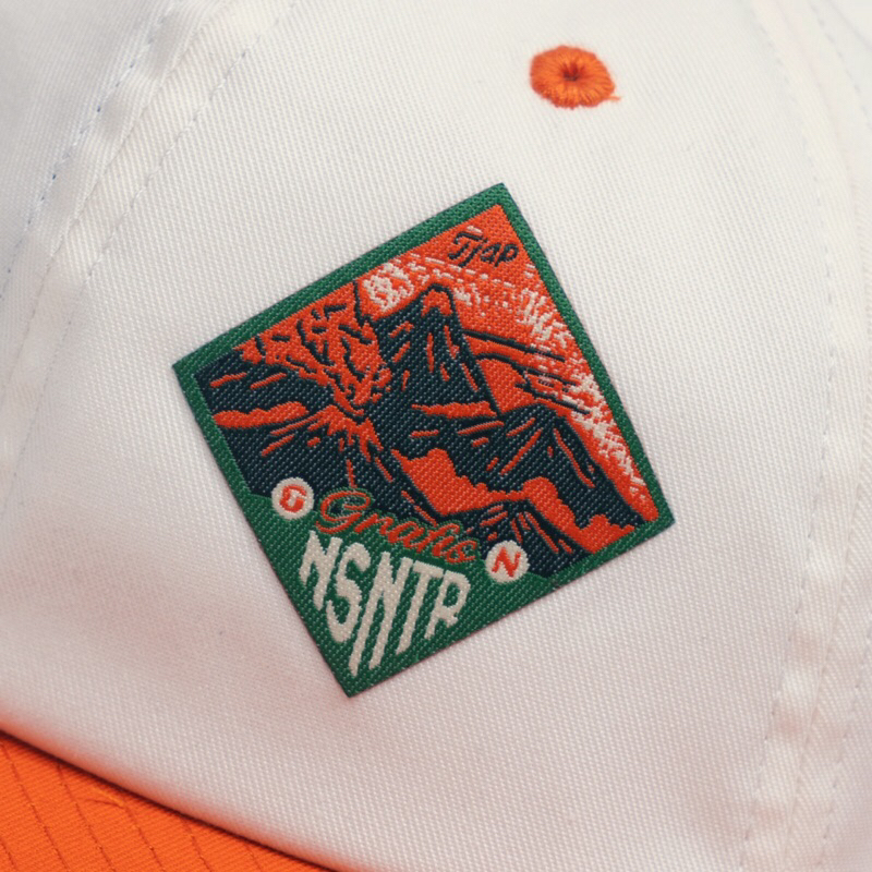 Kamengski - Grafis Nusantara Cream Orange 6 Panel Caps