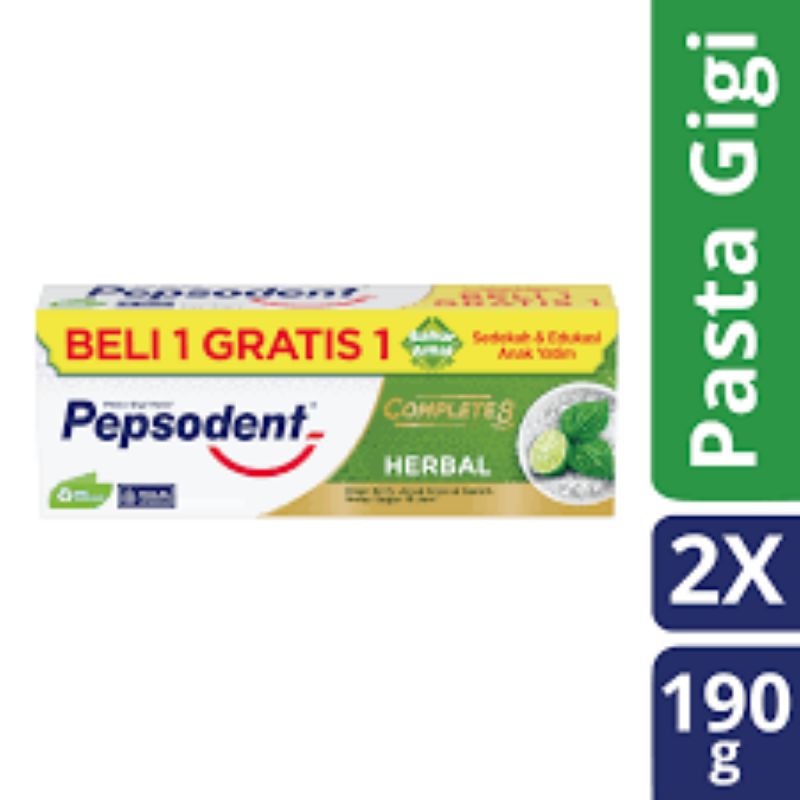 Pepsodent herbal action 123 nature 190gr isi 2