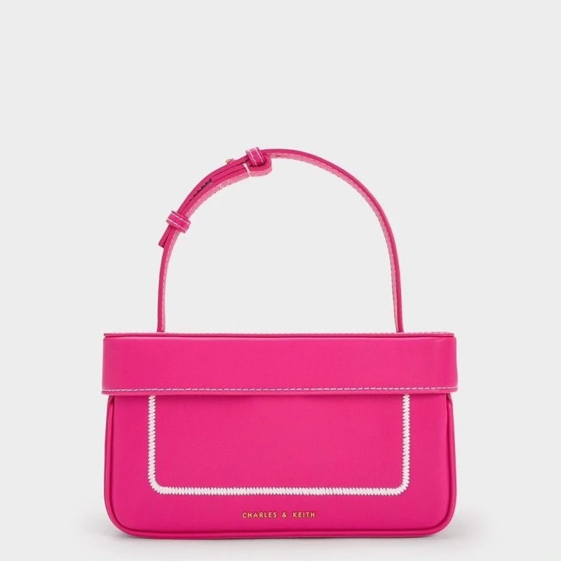 CK Astra Contrast Trim Boxy Bag