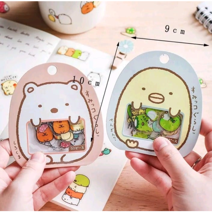 

[PUSAT 18] TL STIKER DESAIN JEPANG ISI 50PCS TRANSPARAN || STICKER SUMIKKO GURASHI DEKORASI DIY