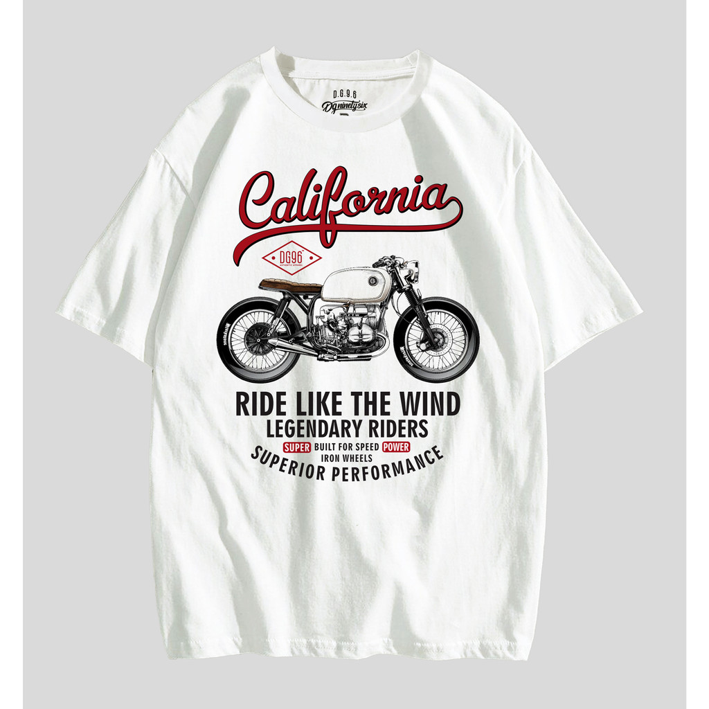 kaos motor / t-shirt bikers custom chopper californi / kaos motor custom chopper / kaos motor choppe