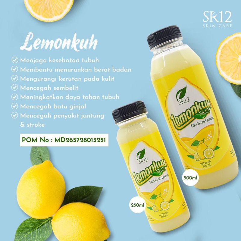 

lemonkuh sari buah lemon sr12 BPOM | HALAL