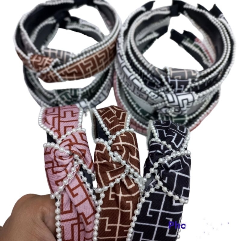 Bando Korea Motif rajut | Bando LV | Bando Gucci