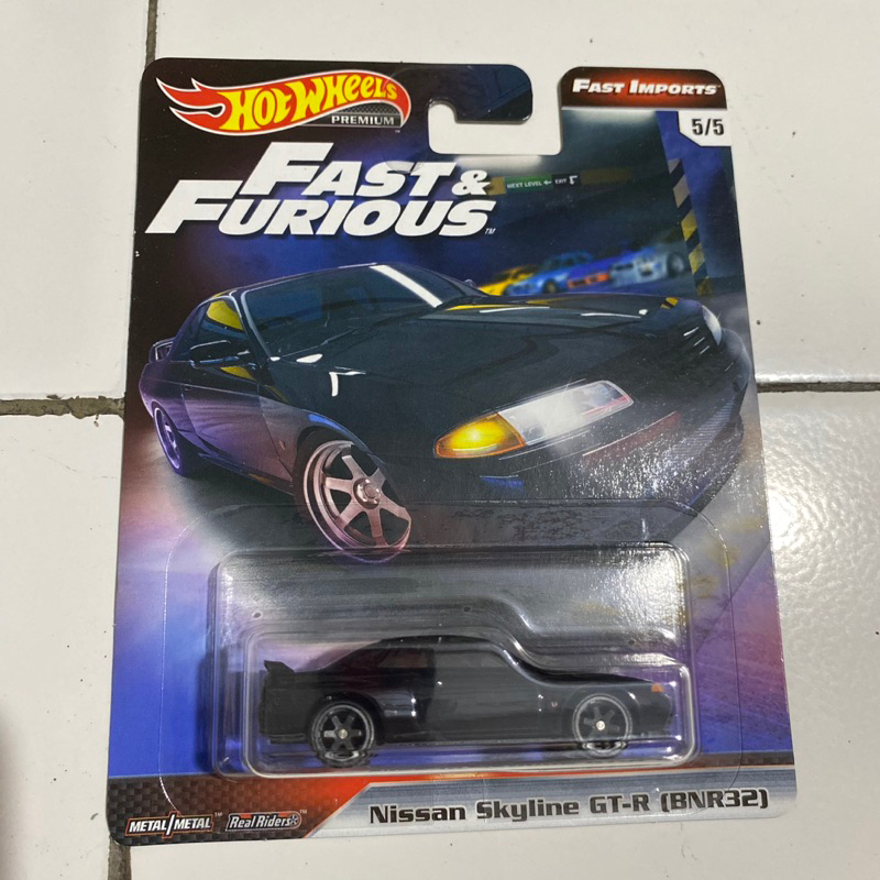 Hot Wheels Premium Fast Furious Fast Imports Nissan Skyline GTR BNR R32