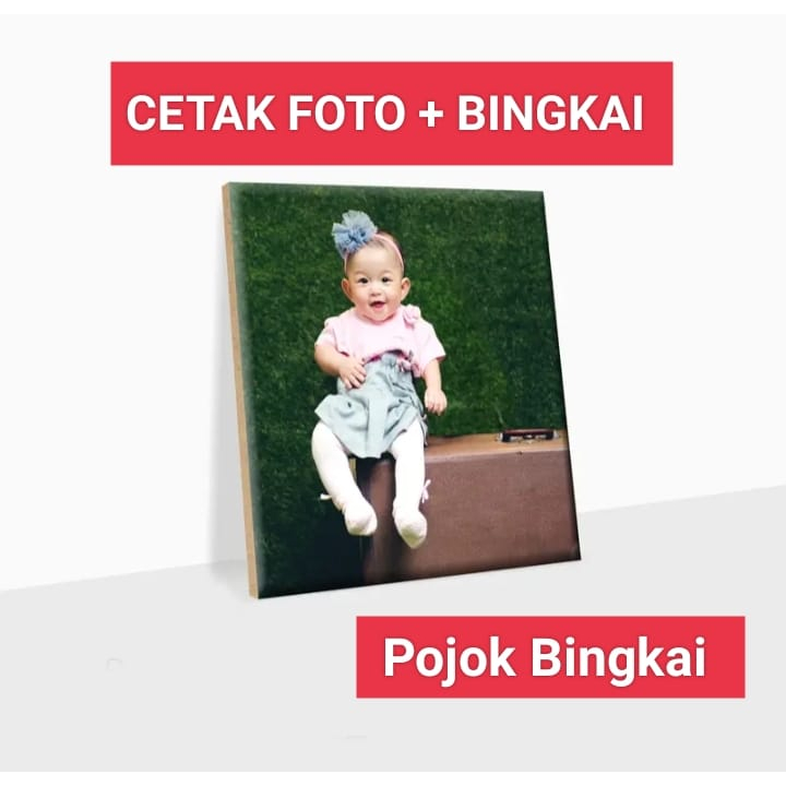 Cetak Foto Ukuran 40 x 60 Media papan MDF ( kayu mdf) Custem foto plus bingkai papan mdf