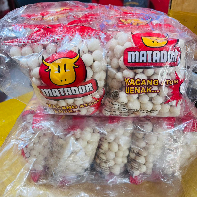 1BKS KACANG SUKRO ATOM MATADOR PACKING 140gram