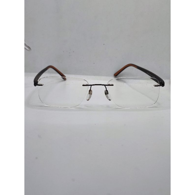 kacamata sillhoutte frameless authentic titanium