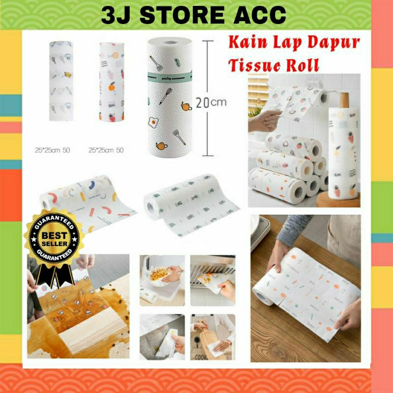 Kain lap dapur tisu roll - tisu roll dapur - tisu dapur serbaguna
