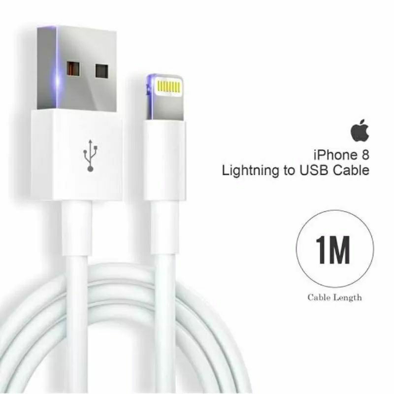 Kabel data/Kabel cas 100%ORI IP Cocok untuk semua hp iPhone Original