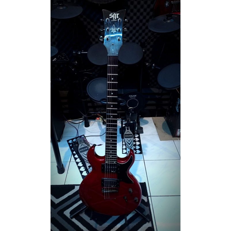 Gitar Listrik Original Schecter Sgr S1 Red Glossy