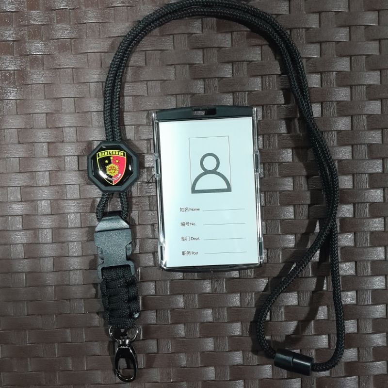 

Tali lanyard id card BARESKRIM plus holder