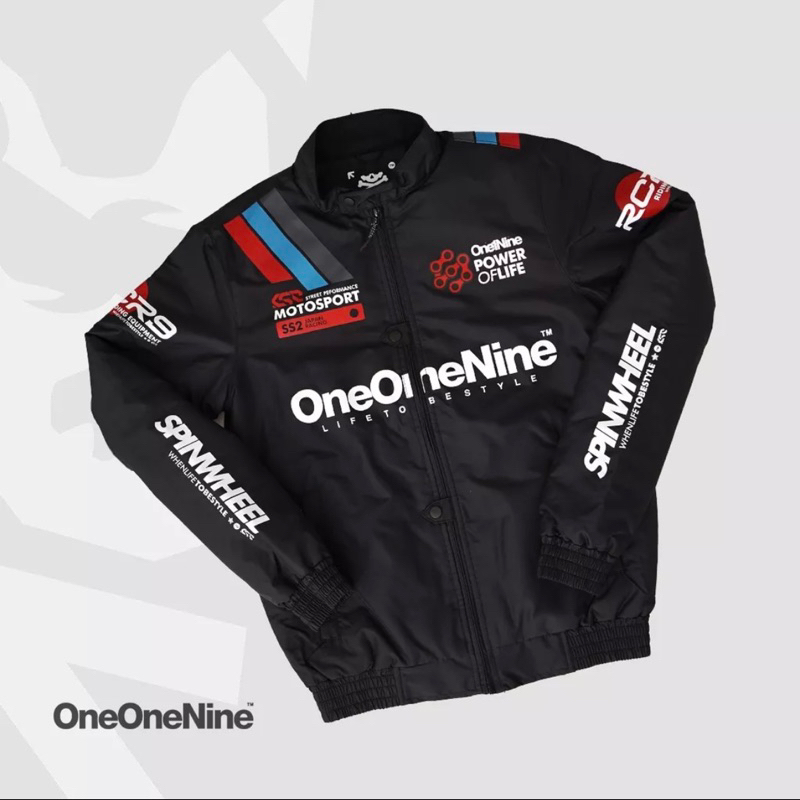 JACKET RACERNINE SPIMWHEEL BLACK