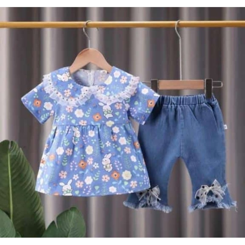 Baju Stelan Anak Perempuan Import/ Baju Anak Import