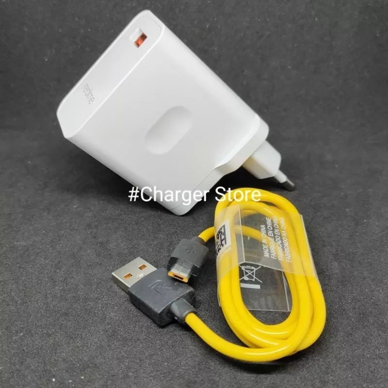 Charger Realme 30W 6A Original SUPER VOOC Fast Charging Micro USB / Type C