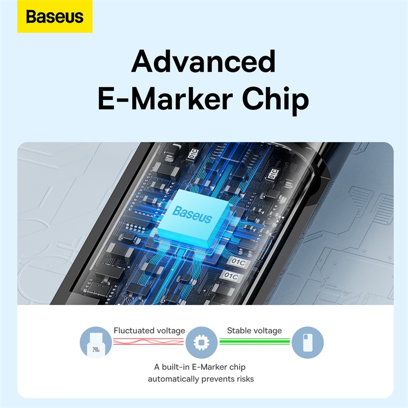BASEUS 240W USB Type C to Type C Tungsten Gold Braided Cable PD3.1