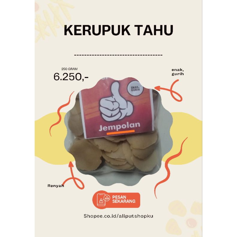 

kerupuk tahu