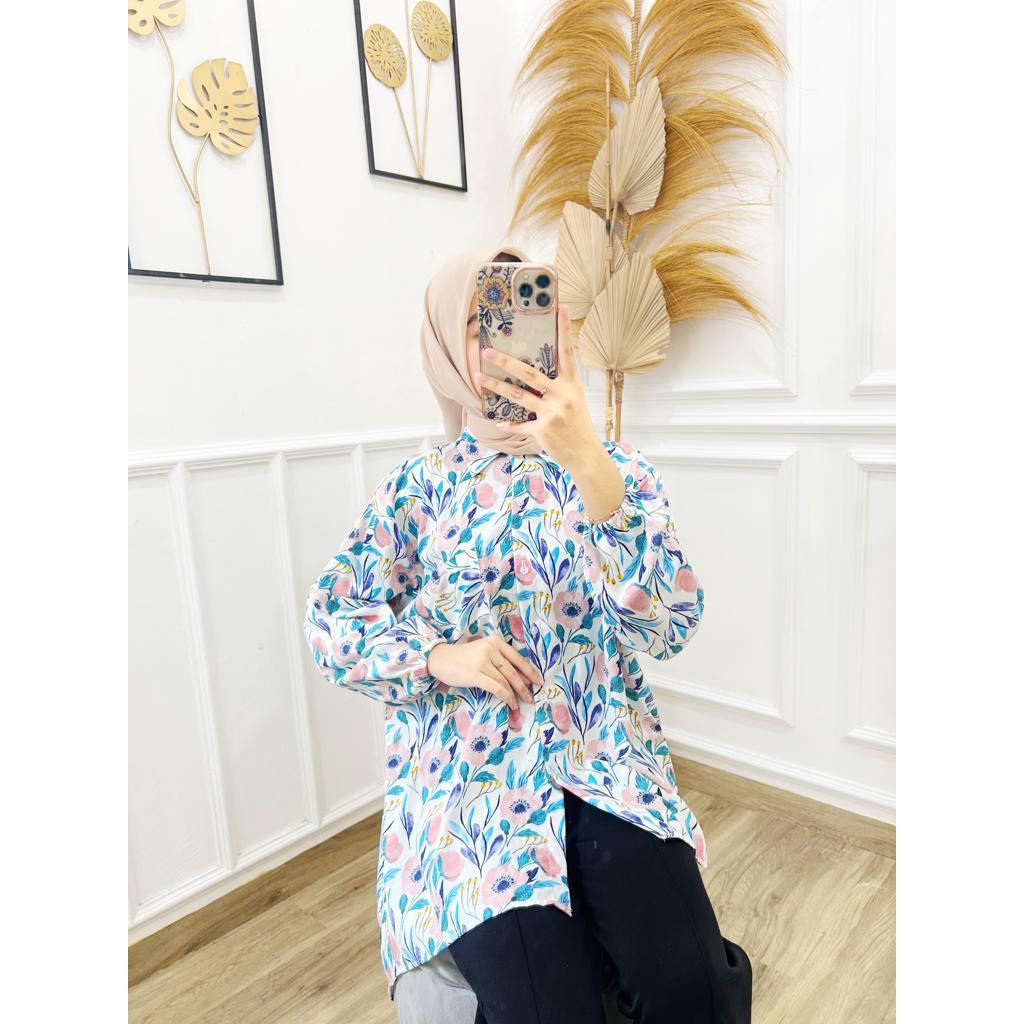 KIRANAOFFICIAL - (COD) KEMEJA OVERSIZE JUMBO LD 130 CM / ATASAN WANITA JUMBO