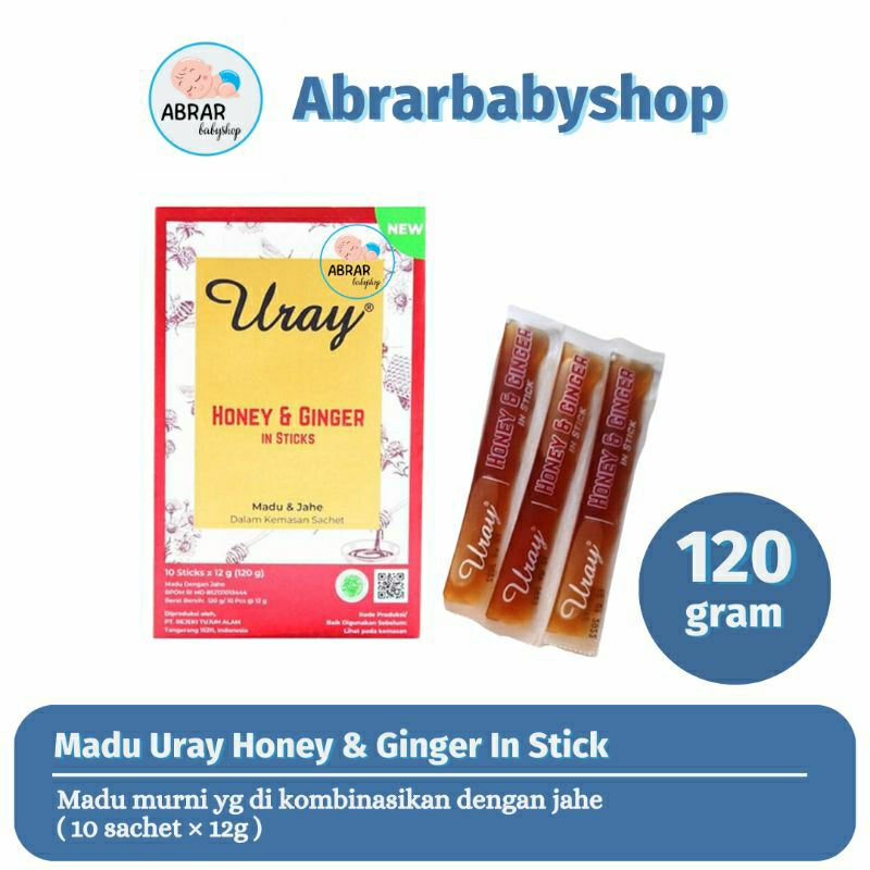 

Uray Madu Murni - Honey & Ginger in Stick 120gr