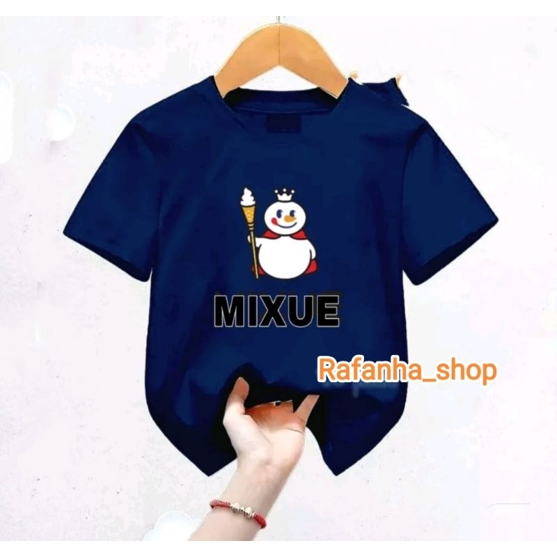 Atasan Kaos Anak MIXUE ES CREAM VIRAL Usia 1-12tahun