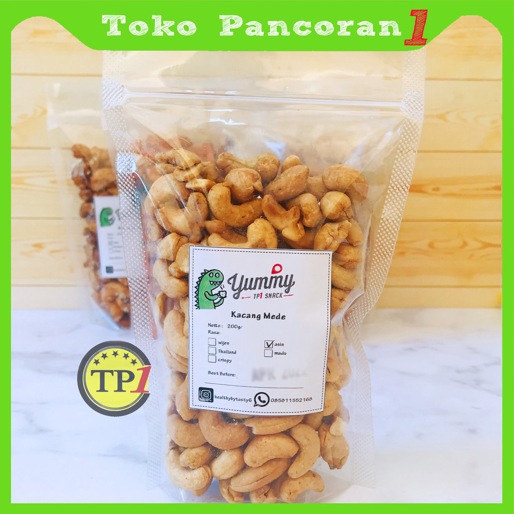 Kacang Mede Oven Panggang Roasted Mete Jumbo 100~200 Gr