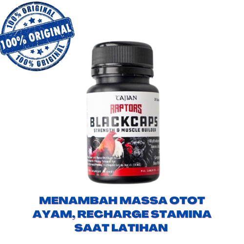 Blackcaps Tajian - multivitamin dan ATP