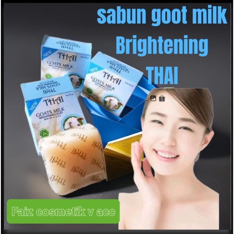 Sabun Susu Domba THAI -GOOT MILK Brightening Soap 50gr