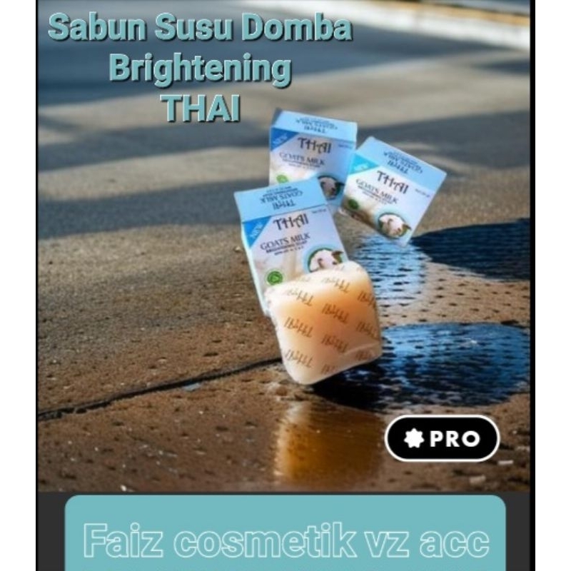 Sabun Susu Domba THAI -GOOT MILK Brightening Soap 50gr