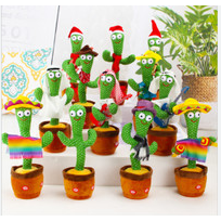 Boneka Kaktus Goyang Lampu dan Bicara / Boneka Katus Joget/ kaktus goyang / Kaktus joget bisa menari