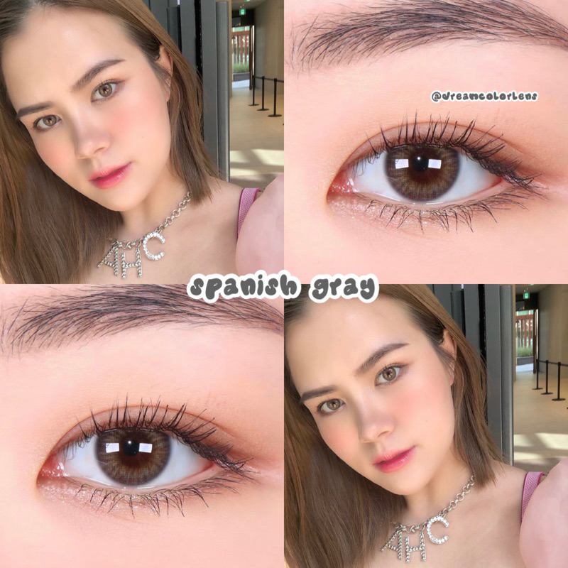 Softlens Princess Spanish Gray / Brown / Olive Green / Abu / Coklat / Hijau Normal Minus Beda Minus