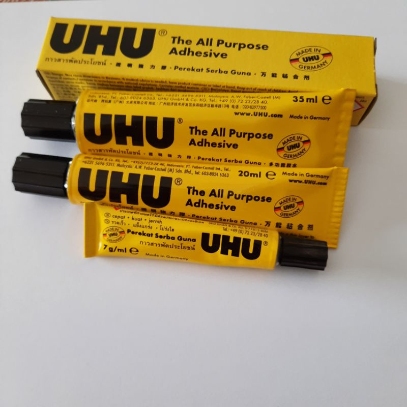 

UHU THE ALL PURPOSE ADHESIVE LEM CAIR UHU 20ml/35ml