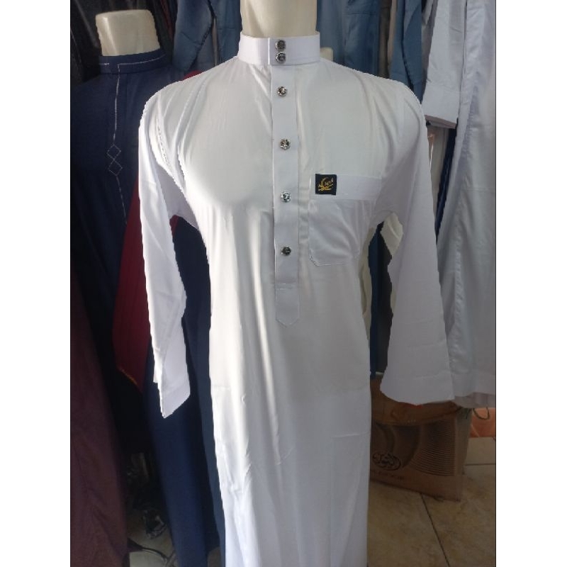 GAMIS/JUBAH THAILAND SAUDI PUTIH POLOS
