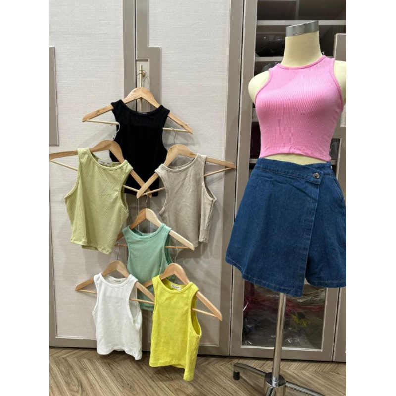 baju wanita baju atasam wanita Tanktop crop tanktop rajut premium tanktop korea tanktop china tankto