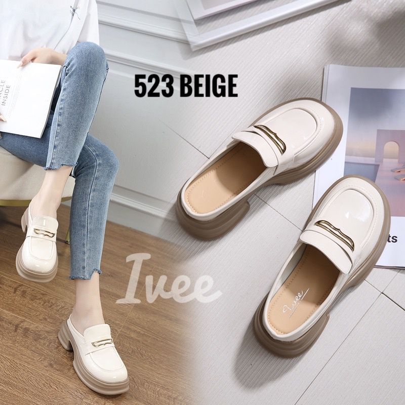 CHUNKY LOAFERS IVEE SHOES KOREA BEAUTYFLY #523