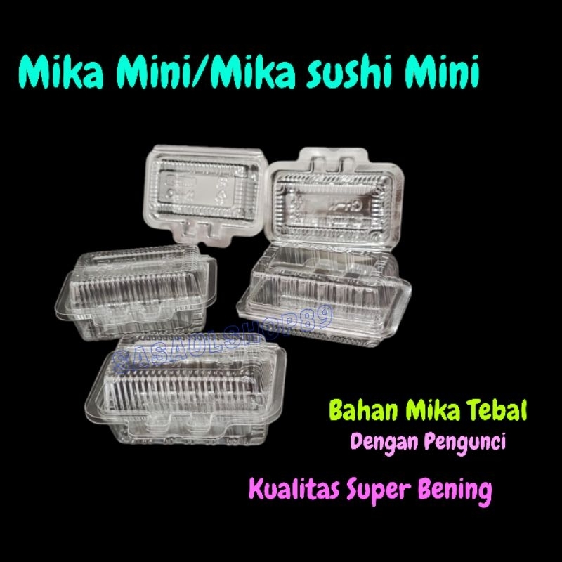 Mika Kue Tart potong CH11 (25pcs) Mini Mika Sushi