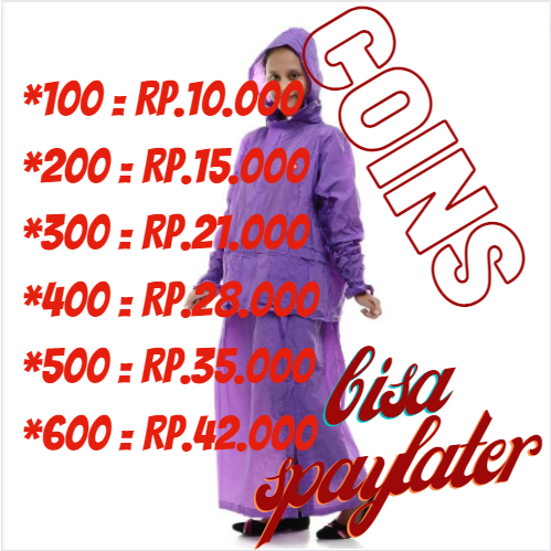 Ready Mantel Hujan Setelan Rok Wanita Korea Muslimah Gamis Mantel Hujan