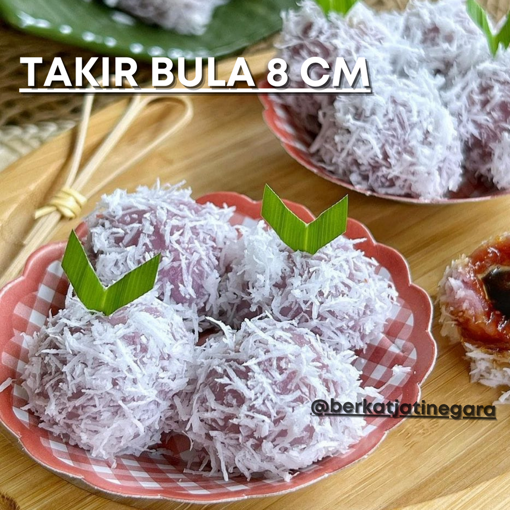 TAKIR BULAT 8 CM / ALAS KUE KLEPON / ALAS KUE / 20 PCS