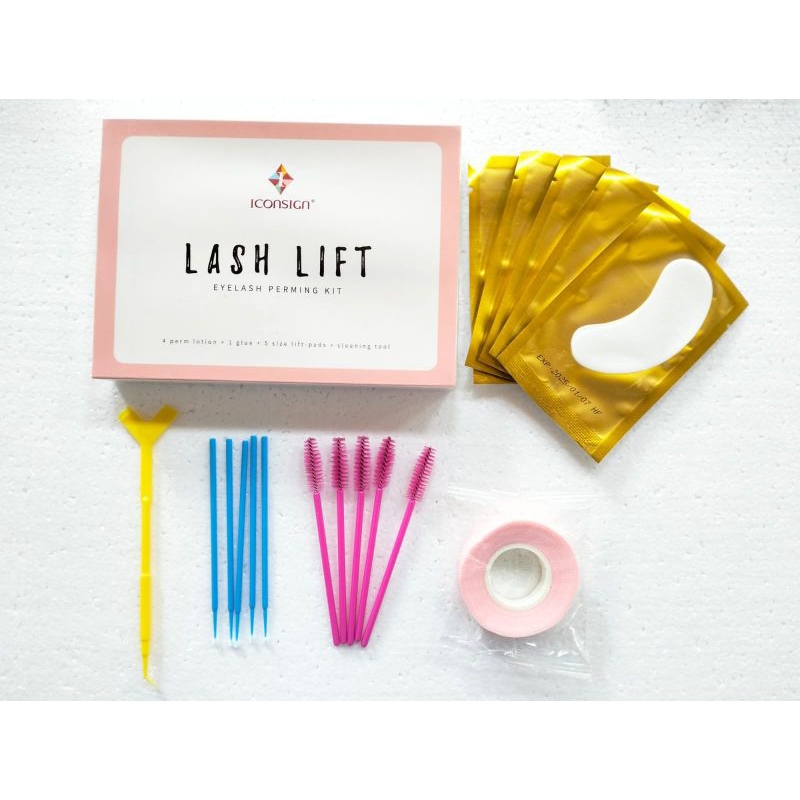 Paket Lash Lift Murah Paket Komplit Untuk Pemula Grafting Icon Sign Meisheng Keriting Bulu Mata term