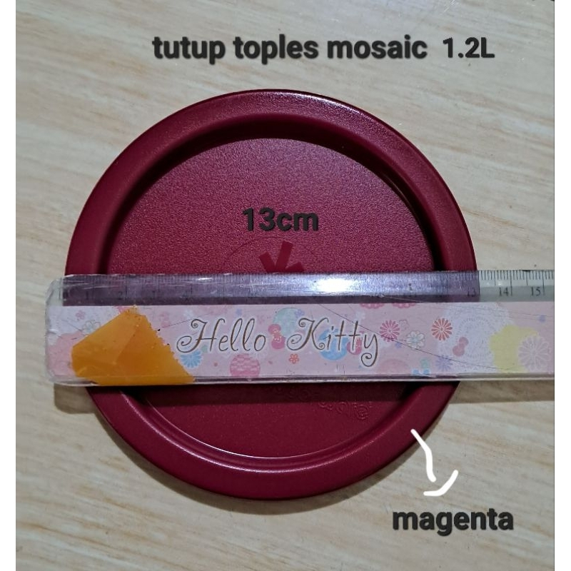 TUPPERWARE  TUTUP TOPLES MOSAIC 1.2L