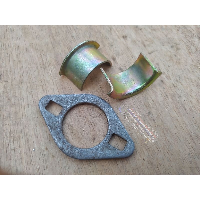 KLEM KNALPOT GL PRO MAX CB GL100 RING CINCIN KLEMAN LEHER KENALPOT ATAS MEGAPRO TIGER KLEM KNAPOT CB