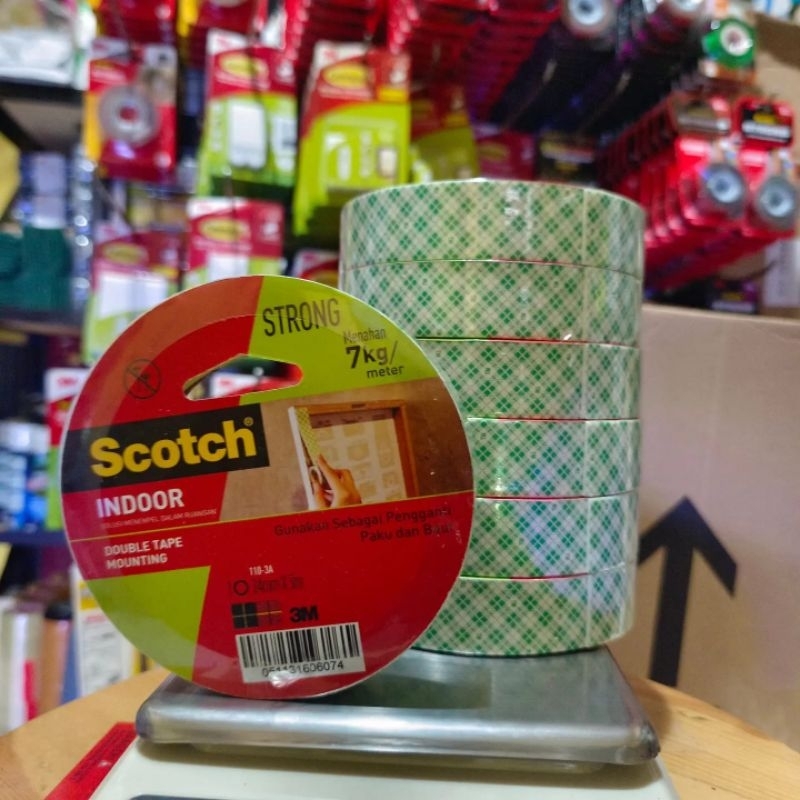 

Scotch Indoor 7kg Strong Double Tape Mounting 24mm x 3meter