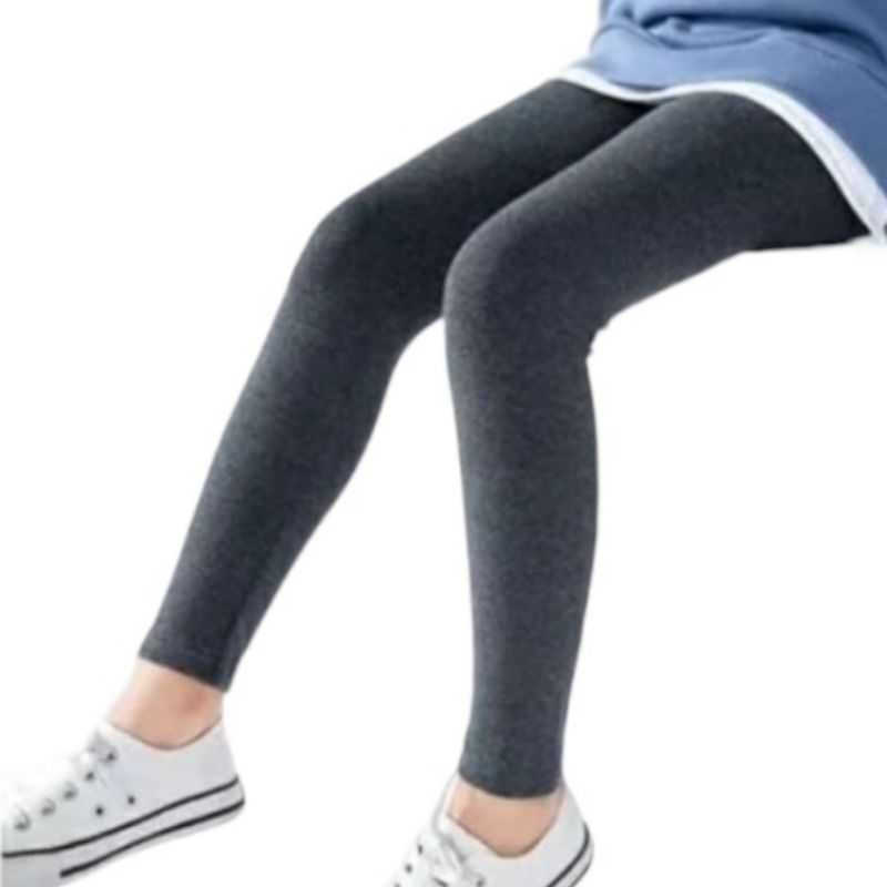 Legging Kaos Anak USIA 6-12 TAHUN - Spandex Kaos Rayon - Celana legging sehari-hari - Celana Panjang Anak - Celana Tidur Nayaman Dipakai