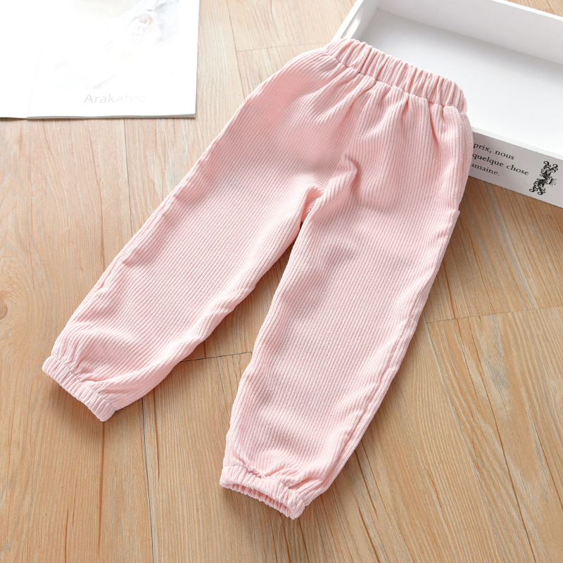 VS - CELANA PANJANG ANAK PEREMPUAN JOGGER CHERRY ANAK RIB PINGGANG KARET ANAK CEWE