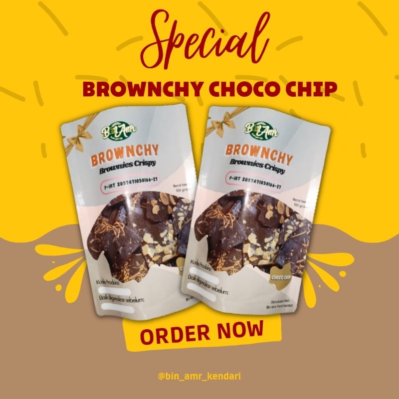 

Brownchy Brownies Krispi renyah kekinian