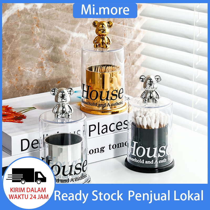 Mi.more Toothpicks Holder Case Bear / Tempat Tusuk Gigi / Home Creative Toothpick Box / Toothpick Storage Box