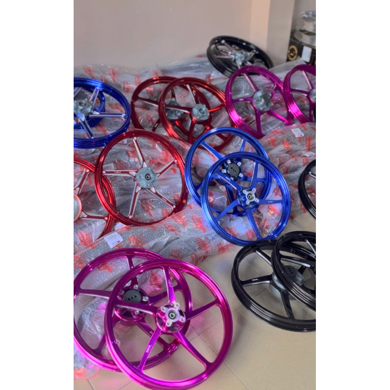 VELG ENKEI TRX ANODIZE OPEN HUB CNC 511 525 RING 17 PNP FIZR F1ZR JUPITER Z JUPITER Z1 MX OLD RX KIN